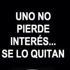 Deja de insistir donde no hay interés  